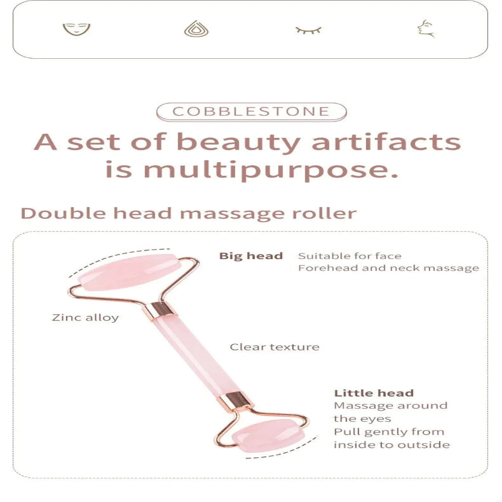 NapBae Gua Sha + Jade Roller Set