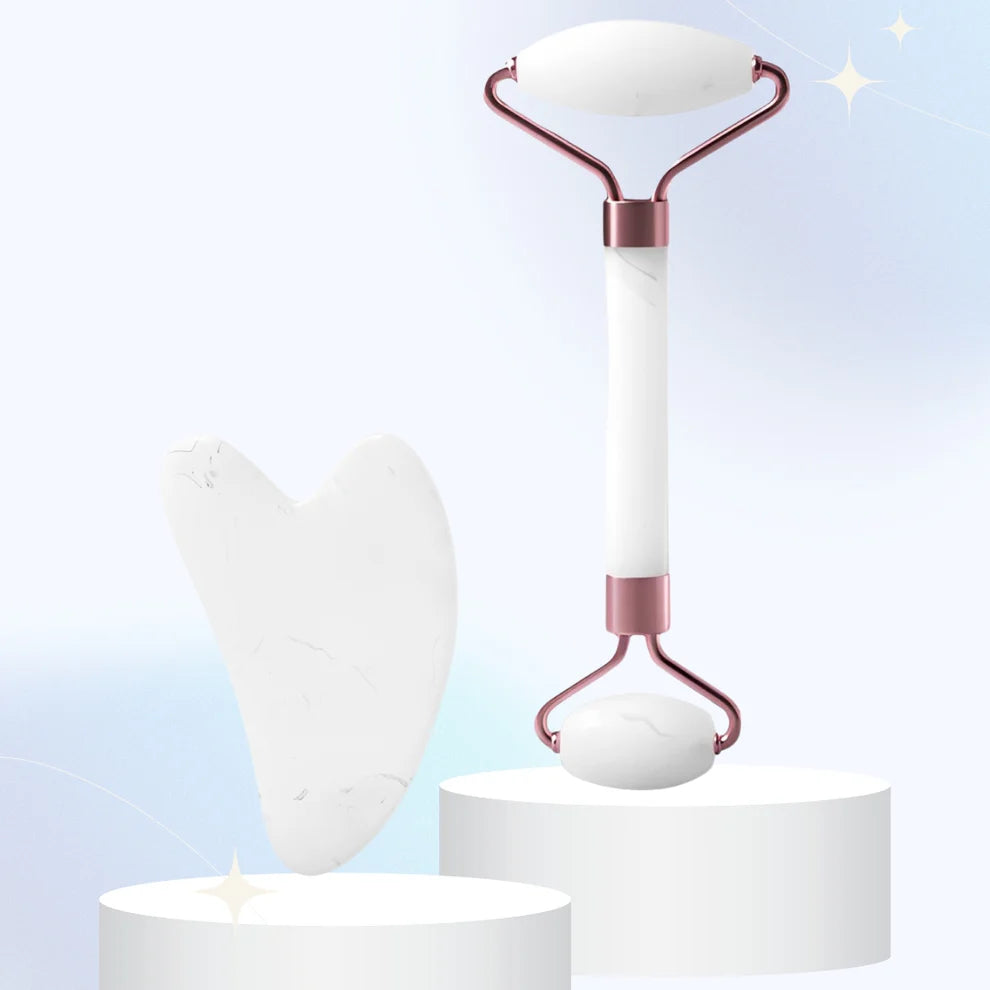 NapBae Gua Sha + Jade Roller Set