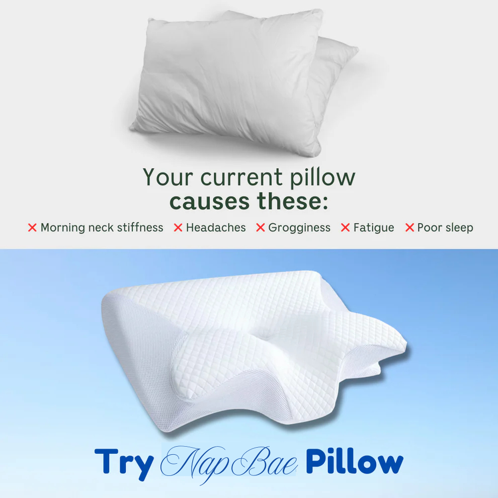 NapBae Contour Relief Pillow