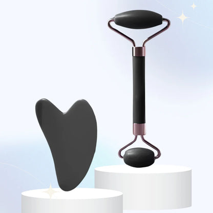NapBae Gua Sha + Jade Roller Set
