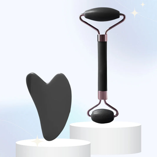 NapBae Gua Sha + Jade Roller Set