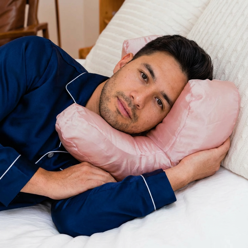 Anti Wrinkle Pillow + Pillowcase