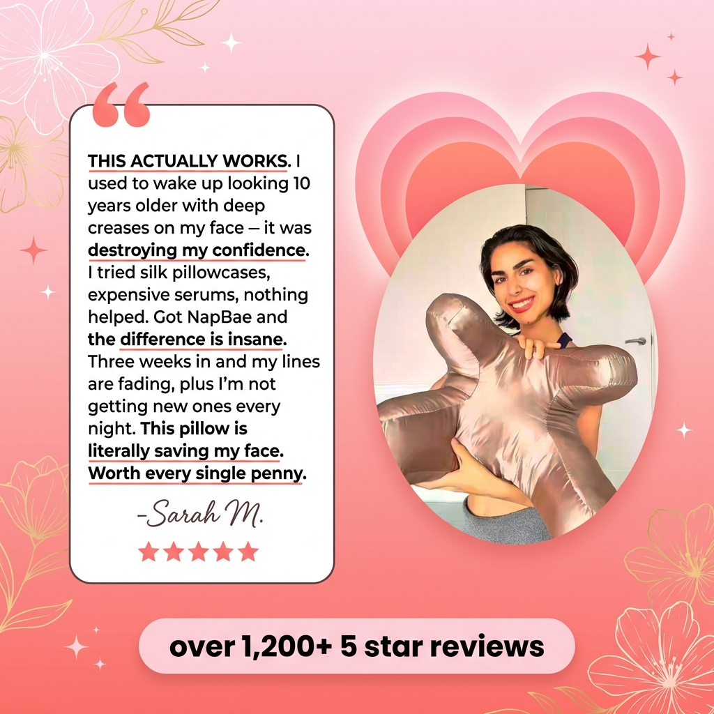 Anti Wrinkle Pillow + Pillowcase