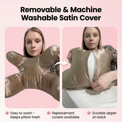 Anti Wrinkle Pillow + Pillowcase.