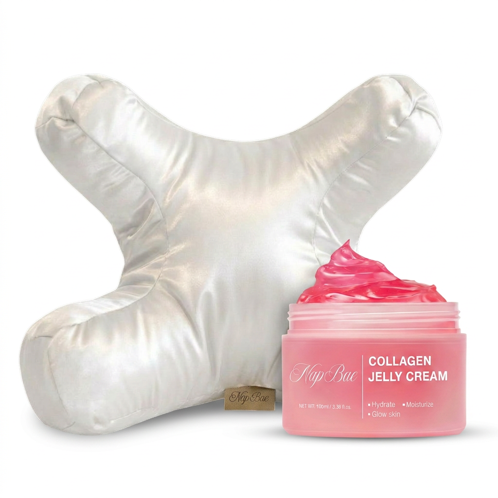 Anti-Wrinkle Pillow + Collagen Jelly Bundle