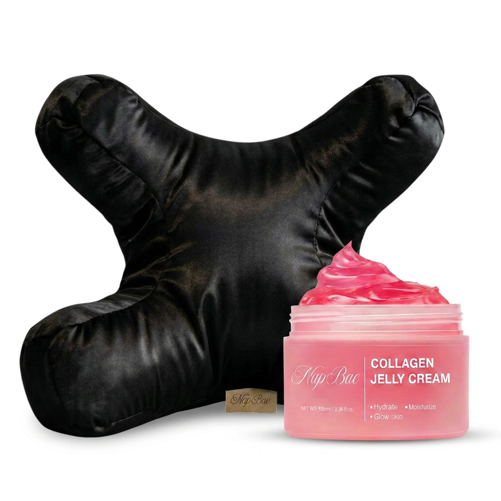 Anti-Wrinkle Pillow + Collagen Jelly Bundle
